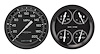 AX52GBLF Classic Instruments Auto Cross Gray 6 Gauge Set - image 1