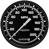Gray AutoCross Series Speedometer 4-5/8" Electrical - image 1
