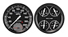 AX62GBLF Autocross Gray Two Gauge Set - image 1