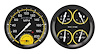 AX62YBLF Autocross Yellow Two Gauge Set - image 1