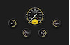 AX65YBLF Auto Cross Yellow 4 5/8in. Speedtachular - image 1