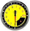 AUTO CROSS YLW 5 TACH 10K - image 1