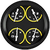 AX78YBLC Auto Cross Yellow 5in. Quad 0-90 - image 1