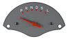 Bel Era Series Gear Indicator Insert 1955-56 Chevy - image 1