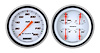 Velocity Series White Gauge Package 1951-52 Chevy Car Includes: - image 1