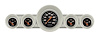Velocity Series Black Gauge Package 1959-60 Full-Size Chevy Includes: - image 1