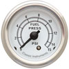 Classic White Series Fuel Pressure Gauge 2-1/8" Mechanical/ Exterior Mount - image 1