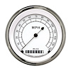 Classic White Series Speedometer 3-3/8" Electrical - image 1