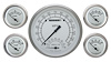 Classic White Series 5-Gauge Set 4-5/8" Electrical Speedtachular Gauge - image 1