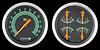G-Stock Series 2-Gauge Set 4-5/8" Electrical Speedometer (140 mph) - image 1