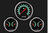 G-Stock Series 3-Gauge Set 4-5/8" Electrical Speedometer (140 mph) - image 1