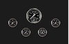 HR135SLF Hot Rod Five Gauge Set 135 - image 1
