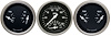 Hot Rod Series 3-Gauge Set 3-3/8" Electrical Ultimate Speedometer (140 mph) - image 1