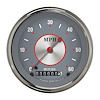 Low Speed Series Speedometer with Hour Meter Silver Style - image 1