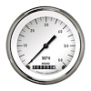 Low Speed Series Speedometer with Hour Meter White Hot Style - image 1