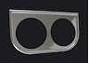 Under-Dash Mount Holds (2) 2-1/8" Gauges - image 1