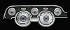 All-American Series Instrument Package (Standard Black Housing) 1967-68 Mustang Includes: - image 1