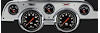 Hot Rod Series Instrument Package (Brushed Aluminum Housing) 1967-68 Mustang Includes: - image 1