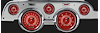 MU67V8RSBA V8 Red Steelie 1967-68 Mustang - image 1