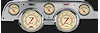 Vintage Series Instrument Package (Brushed Aluminum Housing) 1967-68 Mustang Includes: - image 1