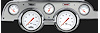 White Hot Series Instrument Package (Brushed Aluminum Housing) 1967-68 Mustang Includes: - image 1