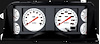 FOXBODY CLUSTER VEL WHT - image 1