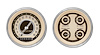 Nostalgia VT Series 2-Gauge Set 3-3/8" Electrical Speedometer (140 mph) - image 1