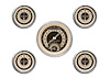 Nostalgia VT Series 5-Gauge Set 3-3/8" Electrical Ultimate Speedometer (140 mph) - image 1