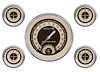 Nostalgia VT Series 5-Gauge Set 4-5/8" Electrical Speedtachular Gauge - image 1