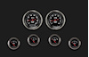 So-Cal Series 6-Gauge Set 3-3/8" Elec Speedometer (140 mph) - image 1