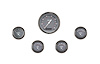 SG Series 5-Gauge Set 3-3/8" Electrical Speedometer (140 mph) - image 1