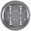 SG Series Quad Gauge 4-5/8" Electrical Includes: - image 1