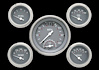 SG Series 5-Gauge Set 3-3/8" Electrical Ultimate Speedometer (140 mph) - image 1
