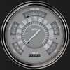 Universal Six Pack Instrument Cluster Gray Face - image 2