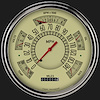 Universal Six Pack Instrument Cluster Tan Face - image 1
