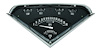 TACH FORCE 6 GAUGE SET BL - image 1