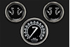 Traditional Series 3-Gauge Set 4-5/8" Electrical Speedometer (140 mph) - image 1