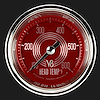 V8 RED STEEL 2IN CYLINDER - image 1
