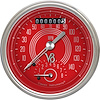 Ultimate Speedometer/Tachometer Combo V8 Red Steelie Style - image 1