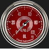 V8 RED ST 2 5/8IN OIL PR - image 1