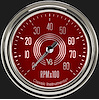 V8 RED STE  2 5/8IN TACHO - image 1