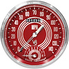 Speedtachular Speedometer/Tachometer Combo V8 Red Steelie Style - image 1