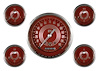 V8 Red Steelie Series 5-Gauge Set 4-5/8" Electrical Speedometer (140 mph) - image 1