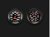 Velocity Black Series 2-Gauge Set 3-3/8" Electrical Speedometer (160 mph) - image 1