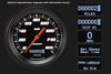 Velocity Black Series 3-Gauge Set 3-3/8" Electrical Speedometer (160 mph) - image 2