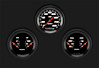 Velocity Black Series 3-Gauge Set 3-3/8" Electrical Speedometer (160 mph) - image 1
