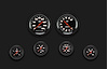 VS101BBLF Velocity Black Six Gauge Set 101 - image 1