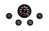 VS154BBLF Velocity Black Five Gauge Set 154 - image 1