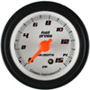 Velocity Series White Fuel Pressure Gauge 2-1/8" Mechanical/ Exterior Mount - image 1