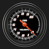 VELOCITY BLACK 2 TACHOMETER FULL SWEEP - image 1